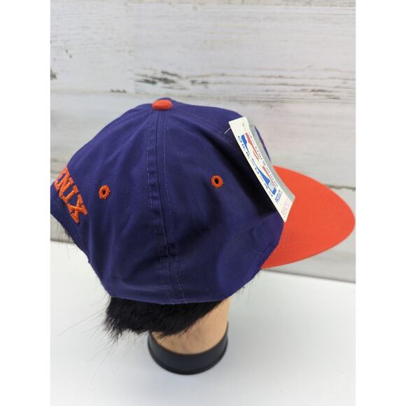 NWT Vintage Phoenix Suns Logo 7 Hat 1990s Deadstock NBA Basketball Snapback Cap - Picture 8 of 16